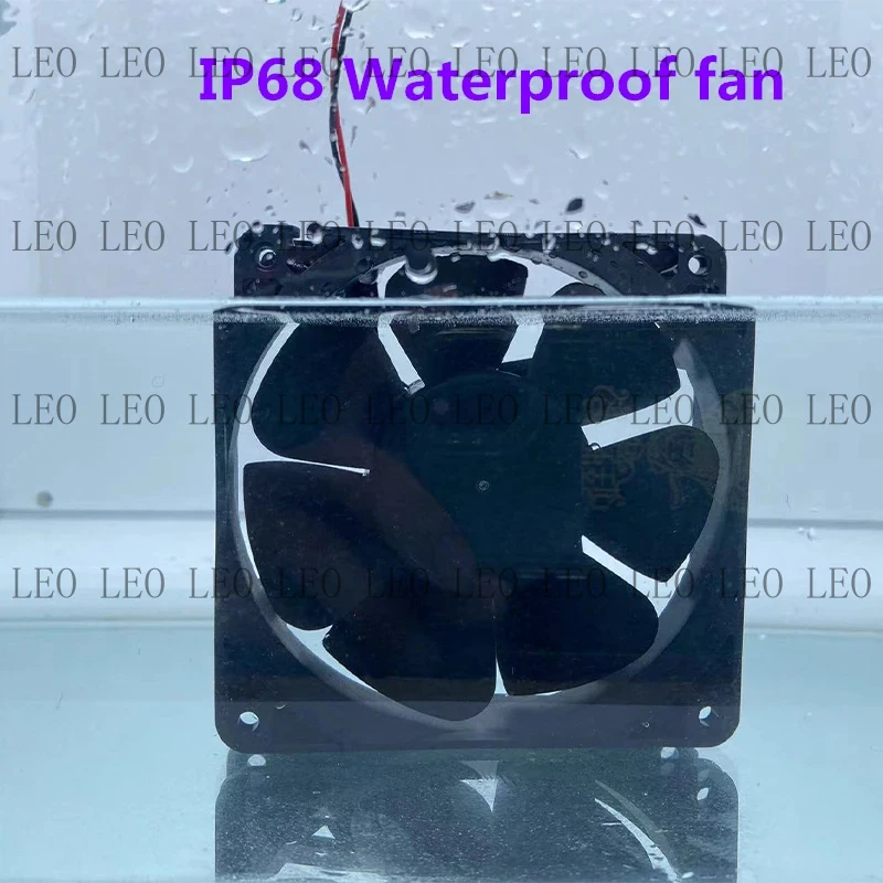 

AA IP68 waterproof fan 120mm 12038 12V 24V 48V 120*38mm industrial ultrasonic humidifier atomizer large air volume cooling fan