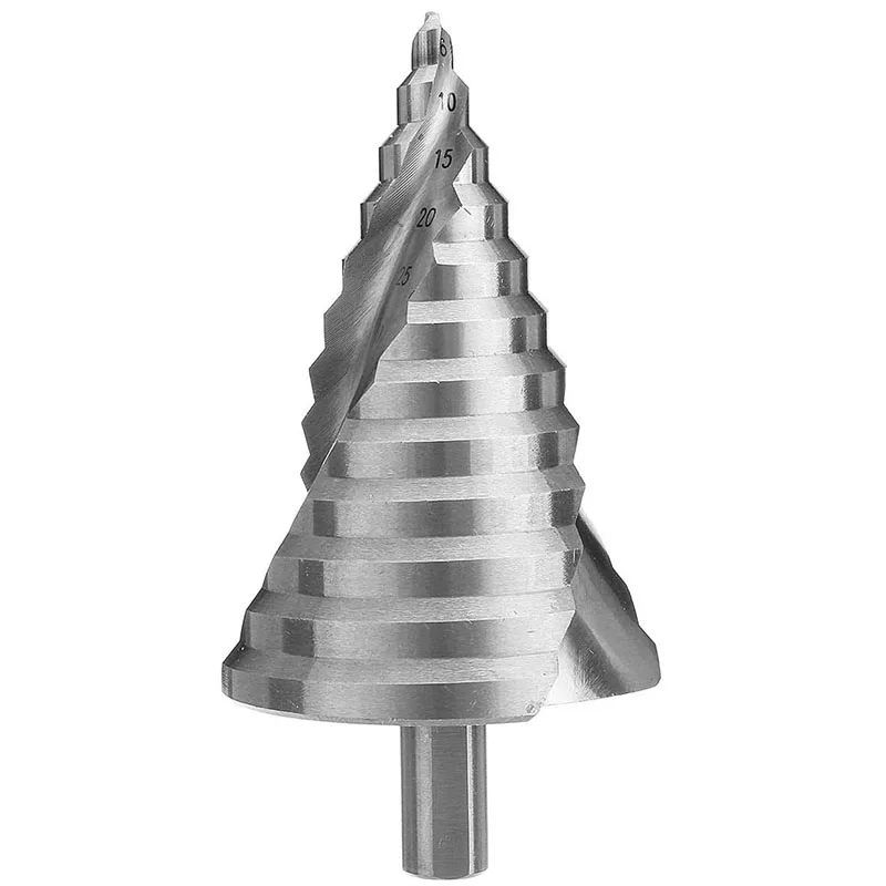 Step Drill 6-60mm HSS Step Drill Bit Hight Steel Speed 12 Steps Straight Flute Step Drill