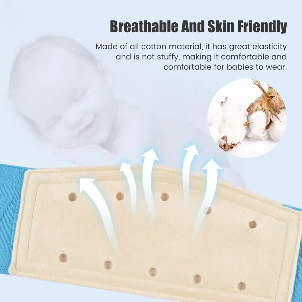 Infant Inguinal Umbilical Hernia Belt Navel Support Stickers Treatment Newborn Baby Belly Button Hernia Pad Strap