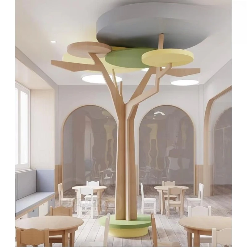 Decoración de árboles para el aula, diseño de pared para preescolar, decoración de jardín de infancia para un entorno de aprendizaje con temática de la naturaleza