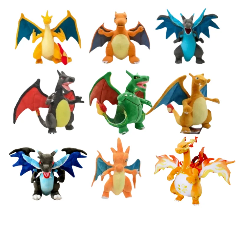 

18 Styles Shiny Charizard Plush Toys Pokemon Mega Evolution X & Y Charizard Soft Stuffed Animals Toy Doll Gift for Children Kids