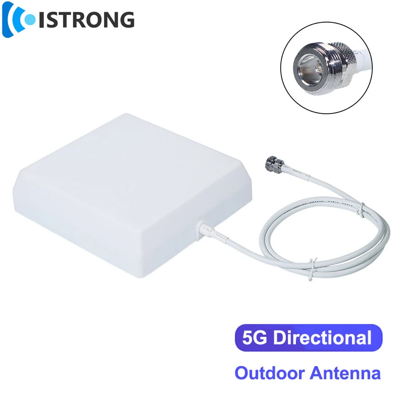 5G Directional High Gain Antenna Amplifier 698-3800M Long Range Coverage Outdoor Wall Mounted Flat Antenna Ultrafar Signal Boost