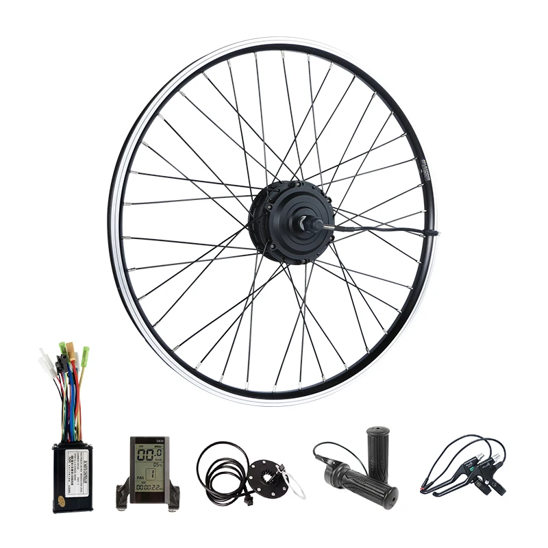 

36V/48V 250W Ebike Electric Bicycle Retrofit Kit Motor Front/Rear Bike Modification Controller Display Spoke Size 20inch-29inch