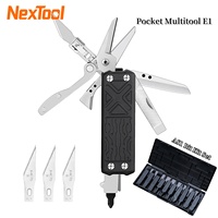 NexTool 10 In 1 Pocket Multitool E1 Folding Knife Scissors Plier Saw Outdoor Camping EDC Equipment Folding Multitool Hand Tools