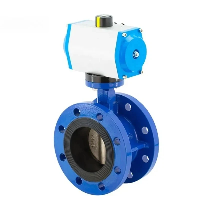 Inch DN00 Pneumatic Actuator 0LB YTC Positioner High Rnt EPDM/PTFE Rubber Seal Concentric Butte