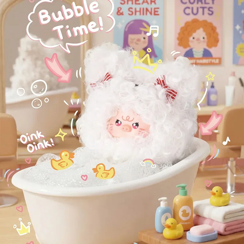

Big Watch Pig Hair Salon Series Plush Mystery Blind Box Backpack Charm Trendy Funy Doll Bag Decoration Surprise Blind Box Gifts