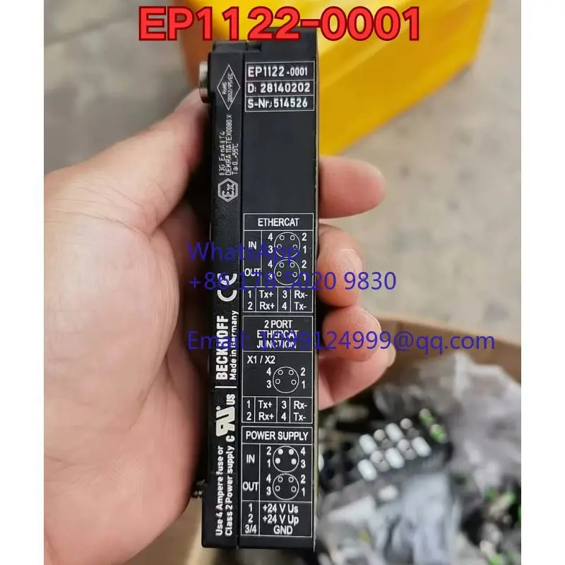 O teste da função do módulo PLC EP1122-0001 usado é normal