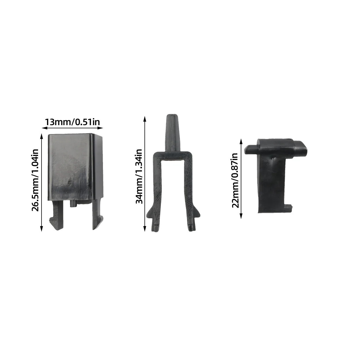 For Broken Fuel Flap Black Fuel Filler Flap Lock Fuel Tank Cap Lock Wear-resistant Material Non-deformation Design