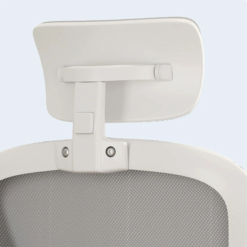 Home Office Chair Adjustable Height Lift Mesh Computer Chair With Lumbar Support High Back Task Chair for Adults White-Black