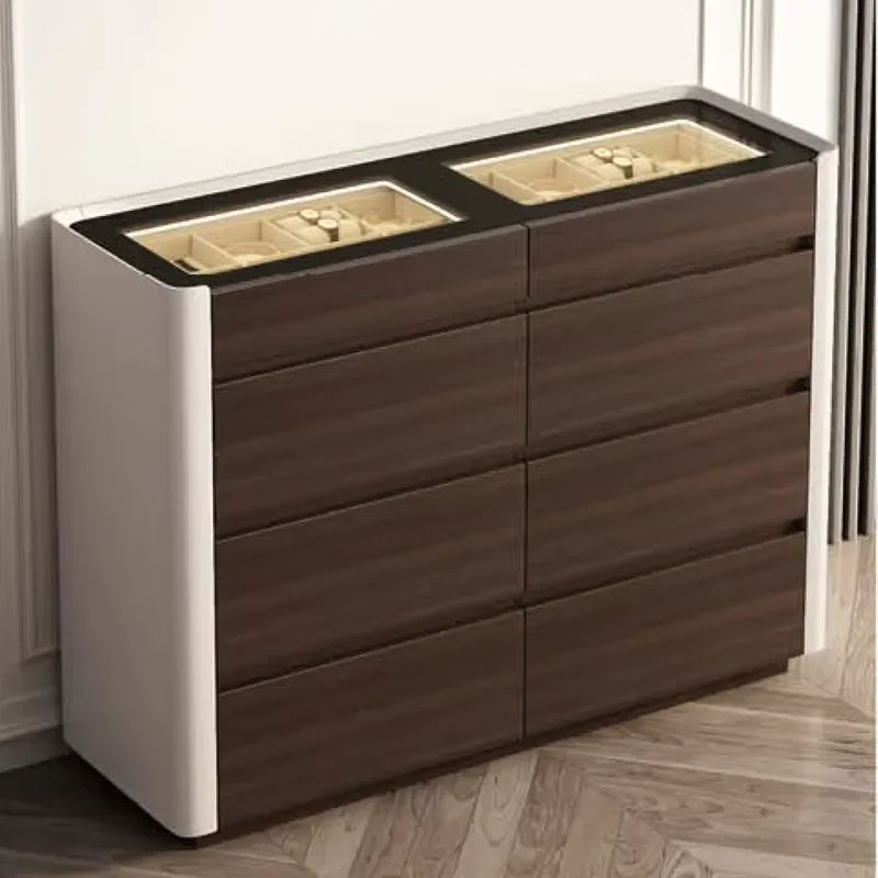 Bedroom Wooden Makeup Dressing Table Set Home Furniture Hotel Room Modern Wood Led Light Vanity Desk With Mirror