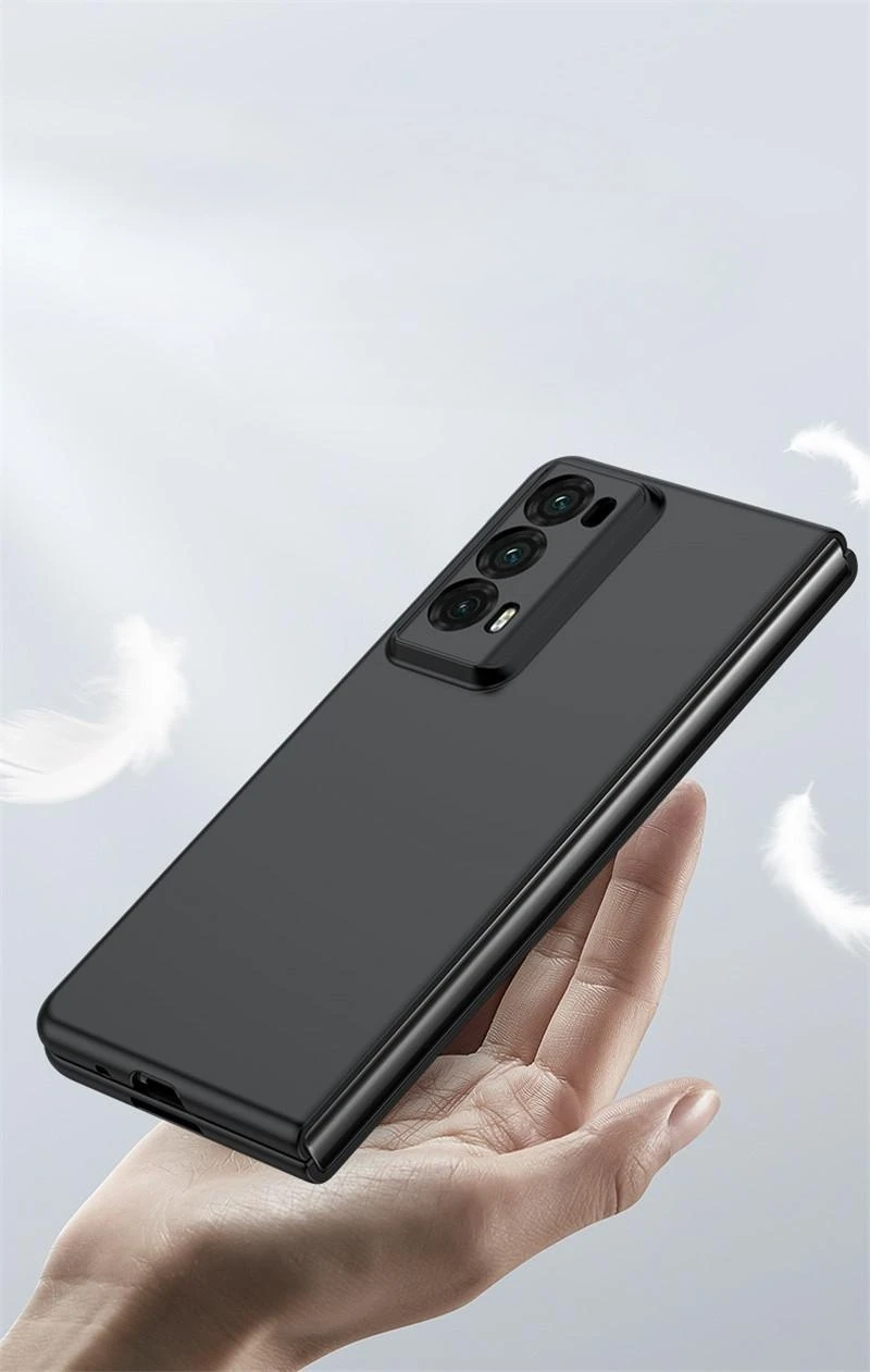 Honor Magic V2 단색 보호 커버용 PC 하드 쉘 전화 케이스