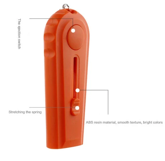 คุณภาพสูงครัวเครื่องมือทำอาหารแบบพกพา Flying Cap Zappa ไฟ LED ที่เปิดขวดเปิดฝาด้านบนยิงปืน