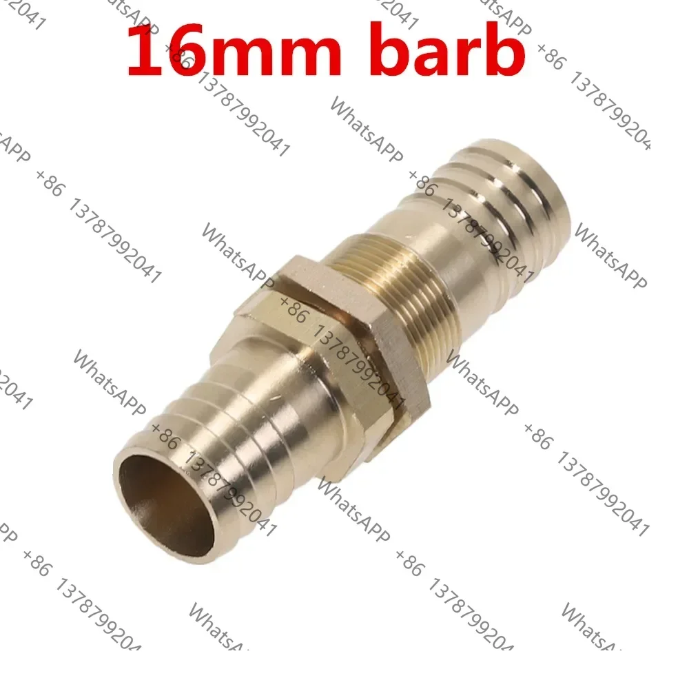 10PCS Brass Barbed Hose Coupler Connector, Copper Hose Barb Adapter for Pipe Joint