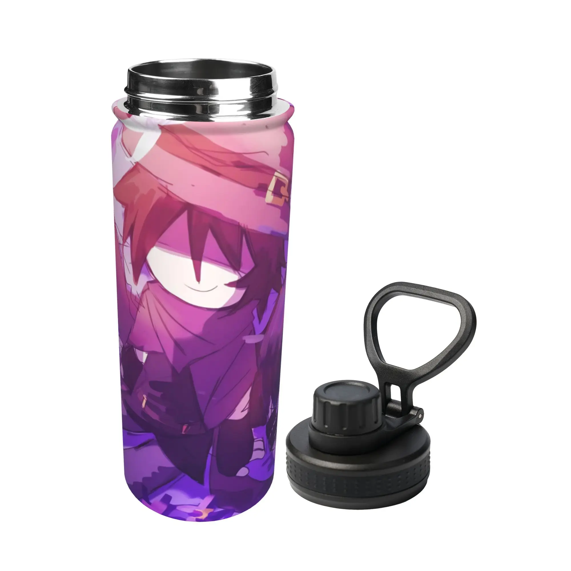 Azuretime Anime Azure Two Time 18OZ Sports Insulated Kettle  Thermal Cup Stainless Steel Car Mugs Hot Cold Drink