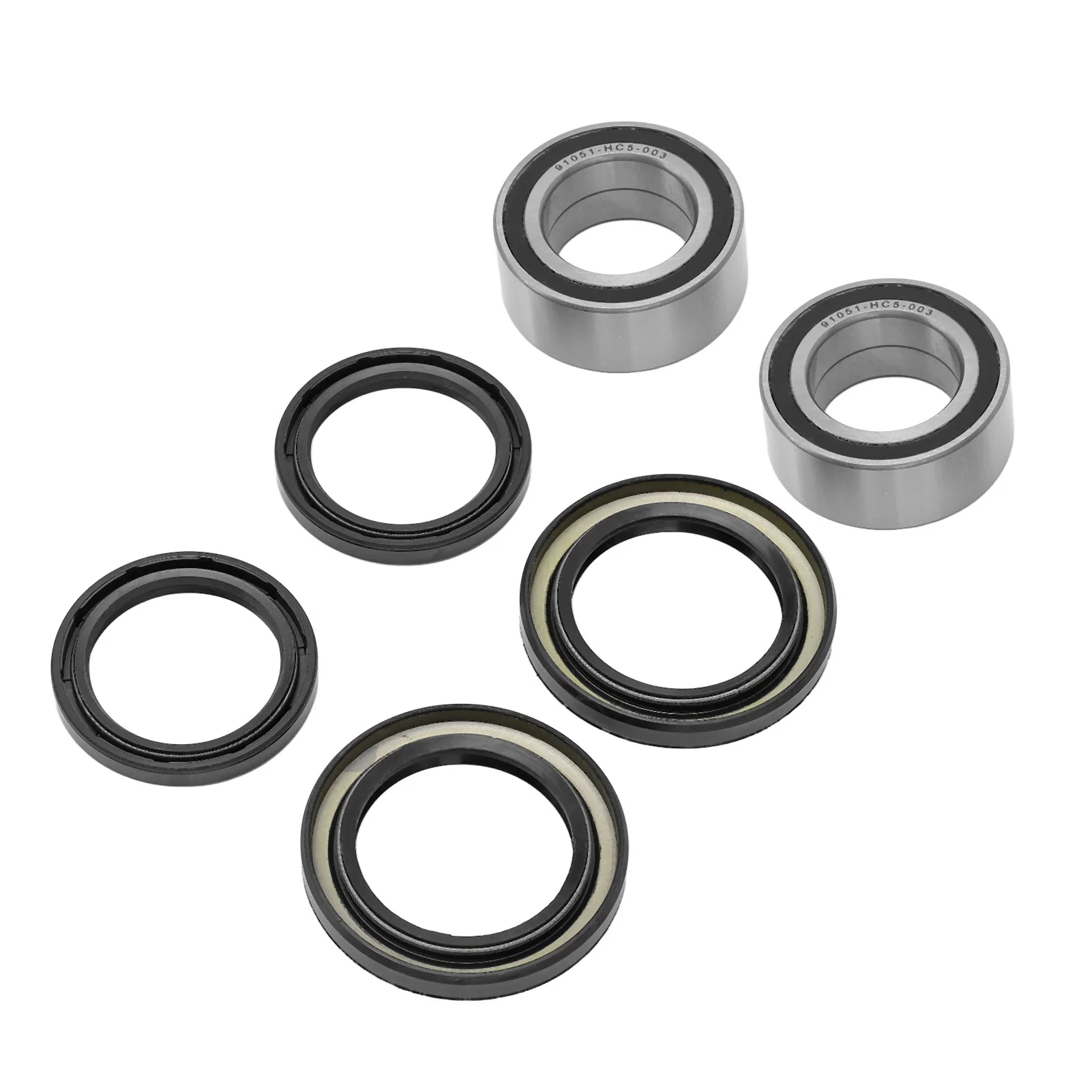 Front Wheel Bearing  Kit Front Wheel Bearing  Kits Steel High Strength Replacement for TRX300FW Fourtrax 4x4 88‑00