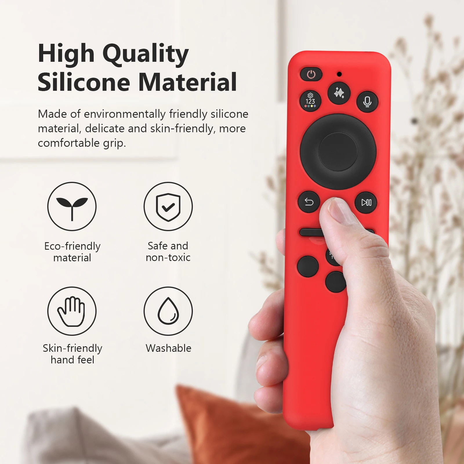 لسامسونج BN59-01432A/BN59-01480L التحكم عن بعد حماية مقاوم للماء التلفزيون RC قذيفة صدمة برهان ملحقات التلفزيون الذكية