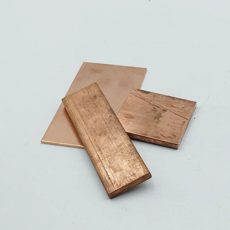 Copper Flat Bar Plate Strip Sheet Rods Various Sizes