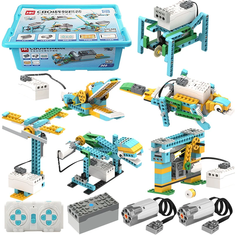 New Technical Wedo 2.0 Core Set Robotics Construction Set Building Blocks Compatible Steam Educational Diy Toys