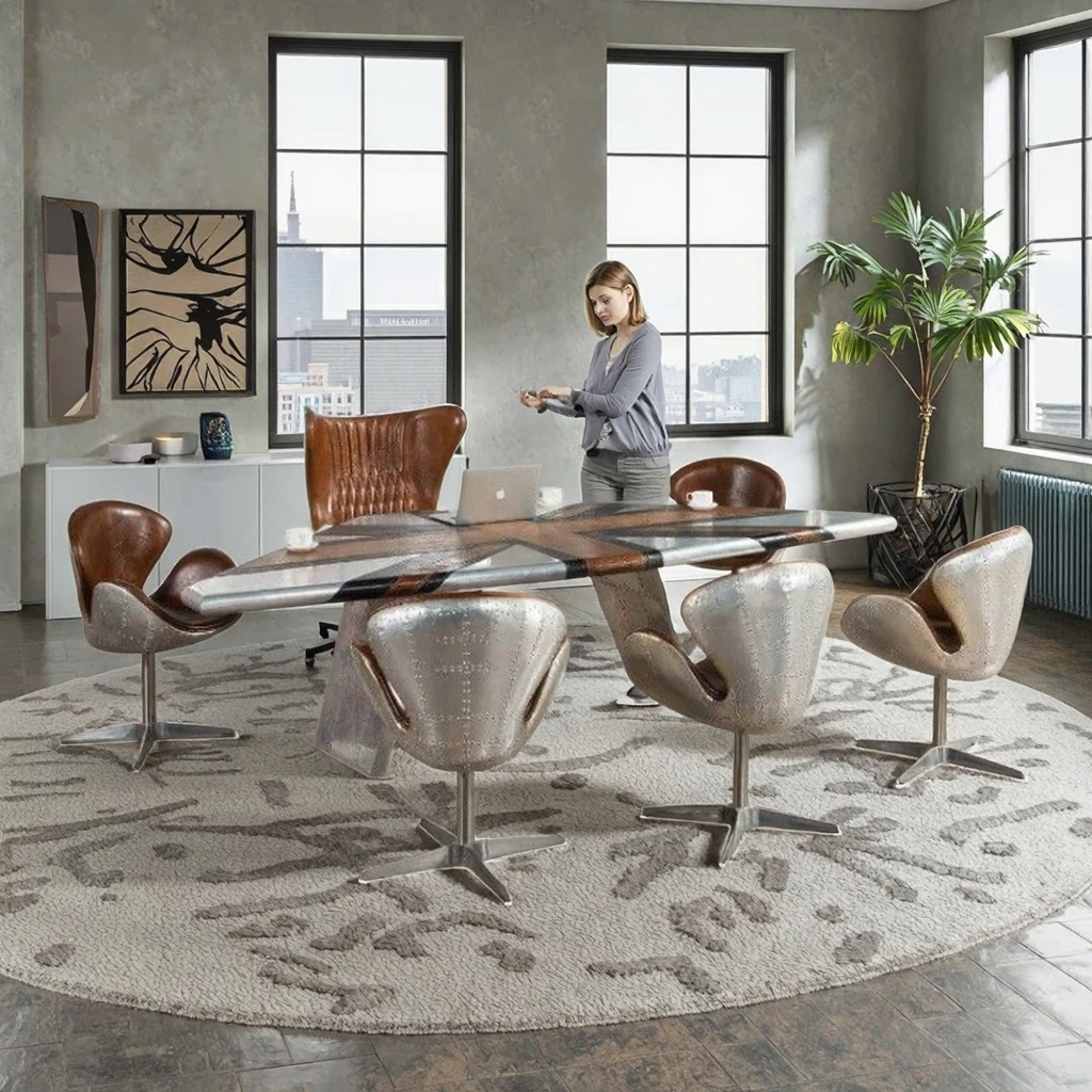 킴발리의 고급 산업용 알루미늄 책상은 내구성이 뛰어나고 - Home Office Industrial Design 리뷰 및 가격