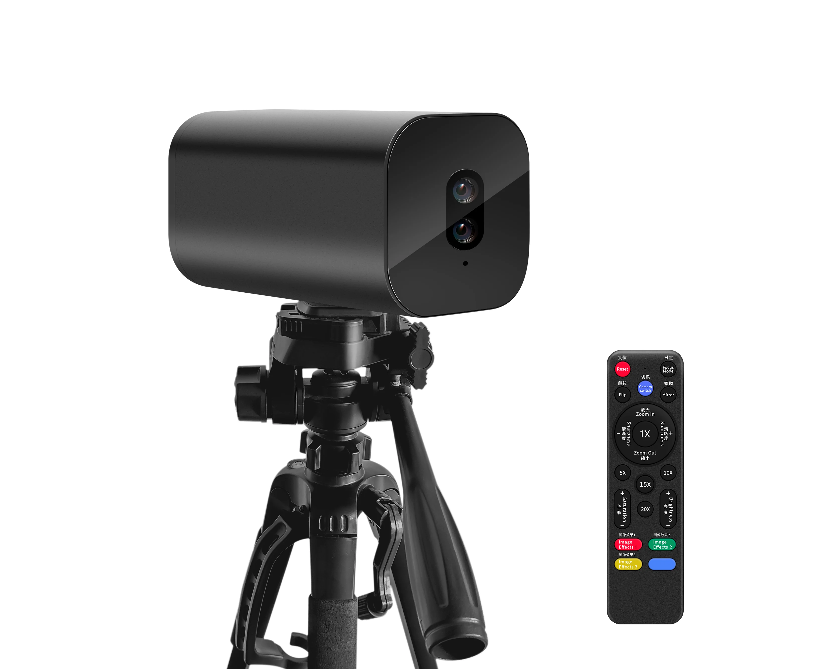 듀얼 4K 렌즈 10배줌 마이크 내장 USB 웹캠 화상회의 온라인 강의 방송용 디지털 카메라 웹캠 PC 노트북