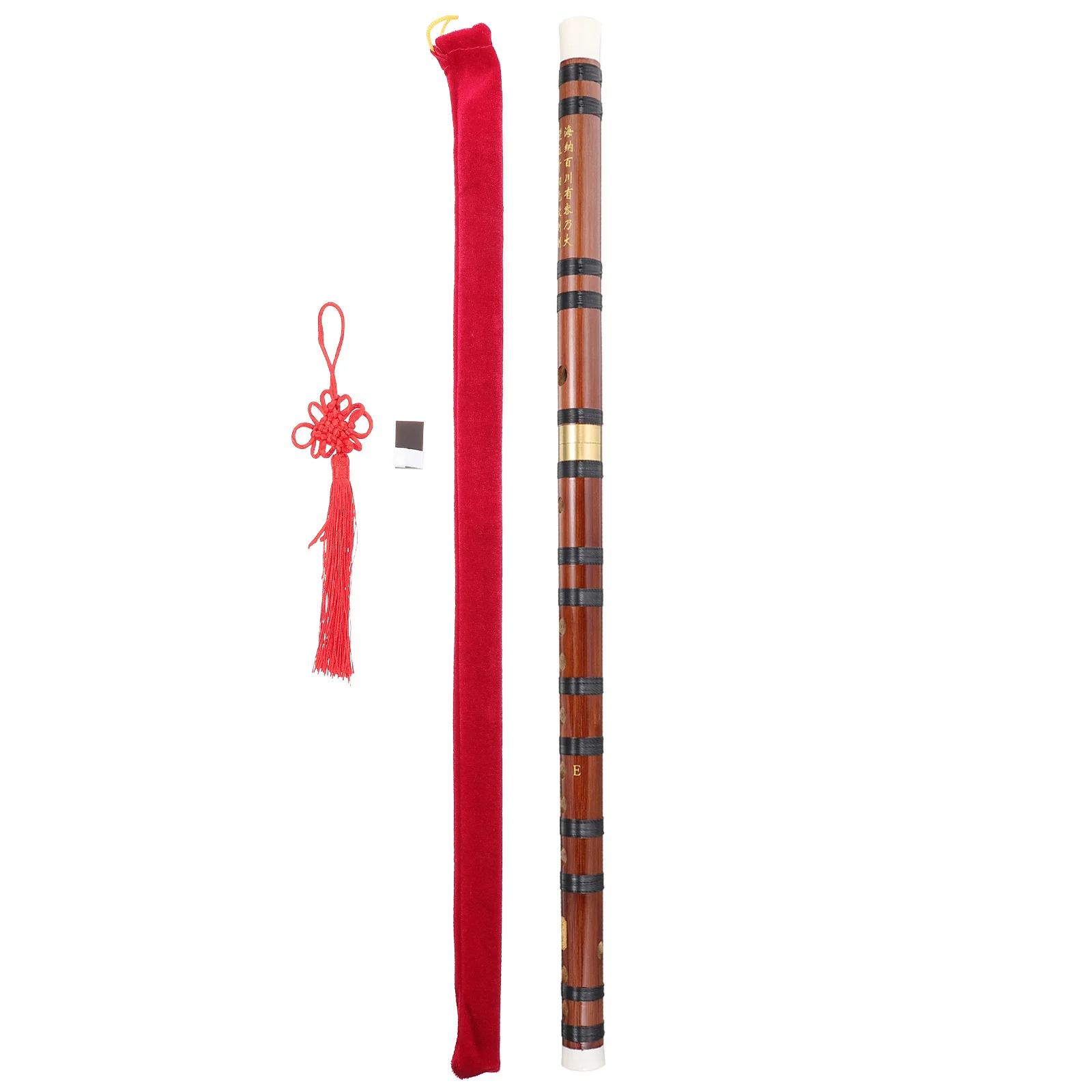 

1Set Chinese Flute Bamboo Beginner Flute Portable Traditional Wind Instrument for Students Kids Adults Smooth