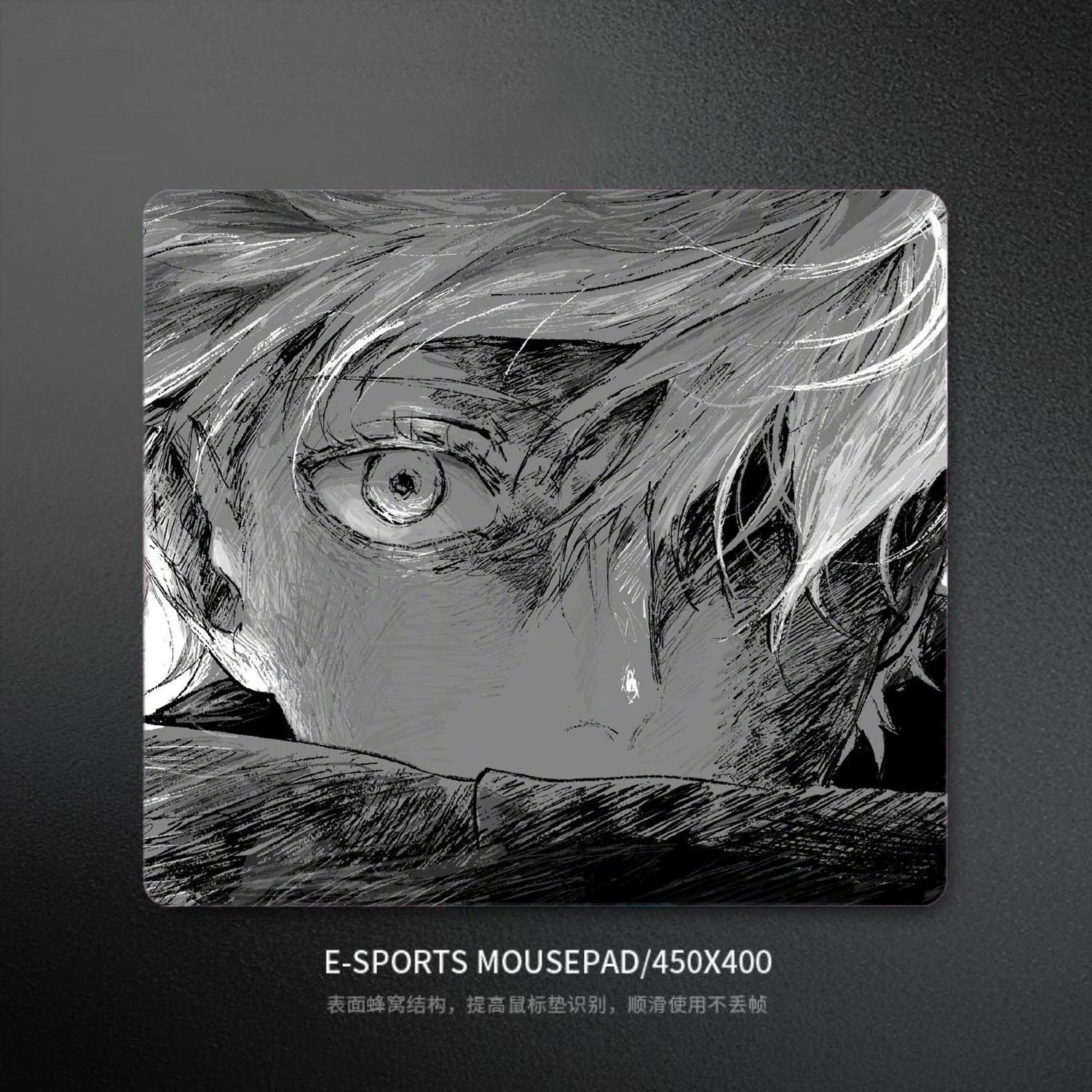 Cool Boy Glass Mousepad Sora Game Mouse Pad Customized Pattern Tempered Smooth Gaming Desk Mat Fps Esports Office Gaming