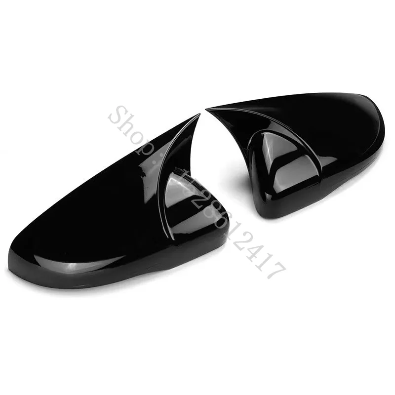 For VW Golf 6 MK6 6R GTI GTD 2009 2010 2011 2012~2013 Car accessories Glossy Black Rearview mirror cover Trim/Rearview mirror view 4