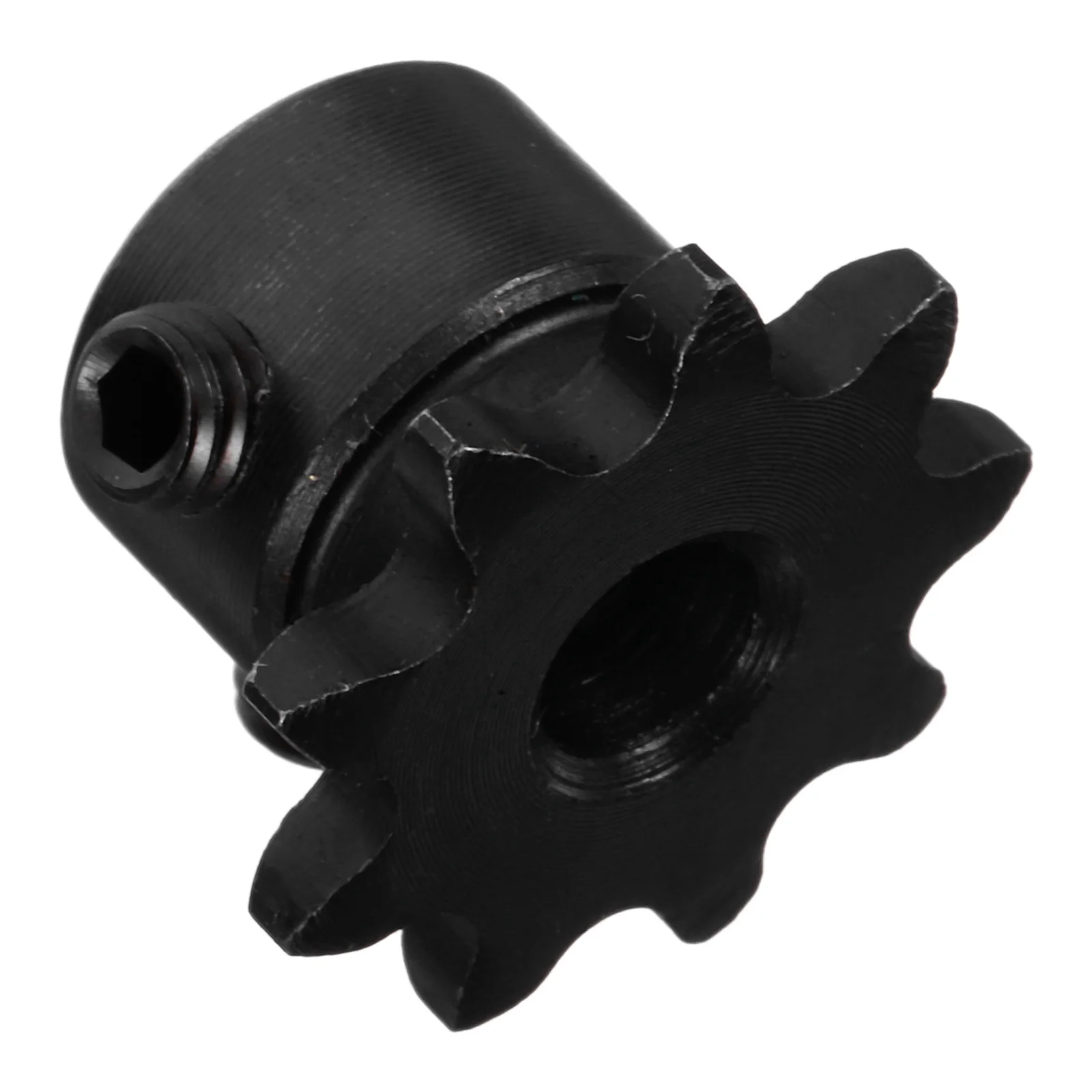 

1Pcs Chain Sprocket Durable 9 Tooth Carbon Steel Single Strand Roller Chain Sprocket Assembly High Efficiency Quiet