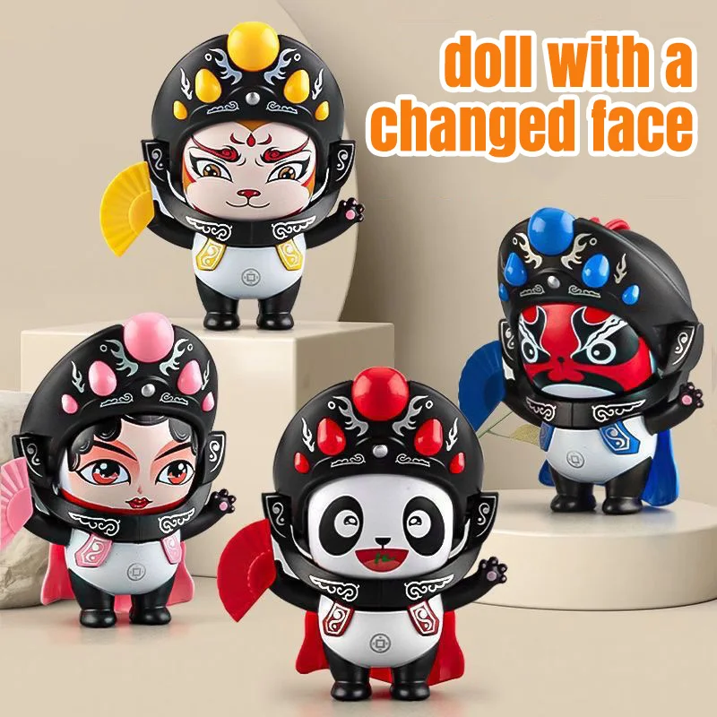 Chinese Sichuan Opera Face Changing Doll Stress Reducing Keychain With Changing Face In One Second Gifts Girlfriend Keychain