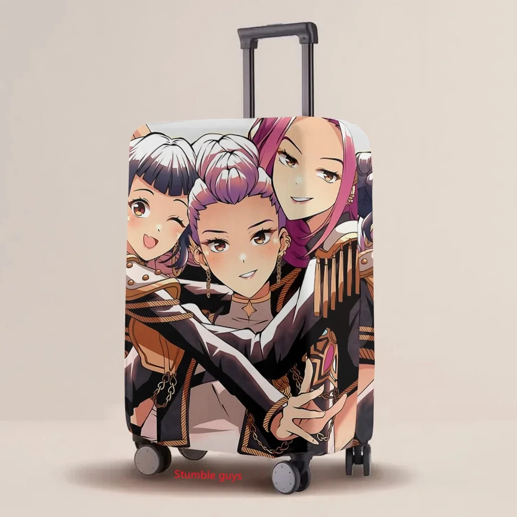 

Kpop Demon Hunters Cartoon Luggage Protective Cover Elastic Suitcase Case Travel Accessories​