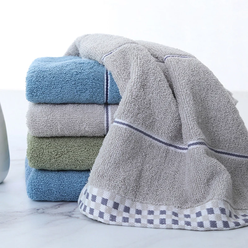 

Сплошное цветное полотенце из чистого хлопка, утолщенное впитывающее полотенце, быстро впитывающее мягкое быстросохнущее домашнее полотенце для лица, утолщенное полотенце для лица