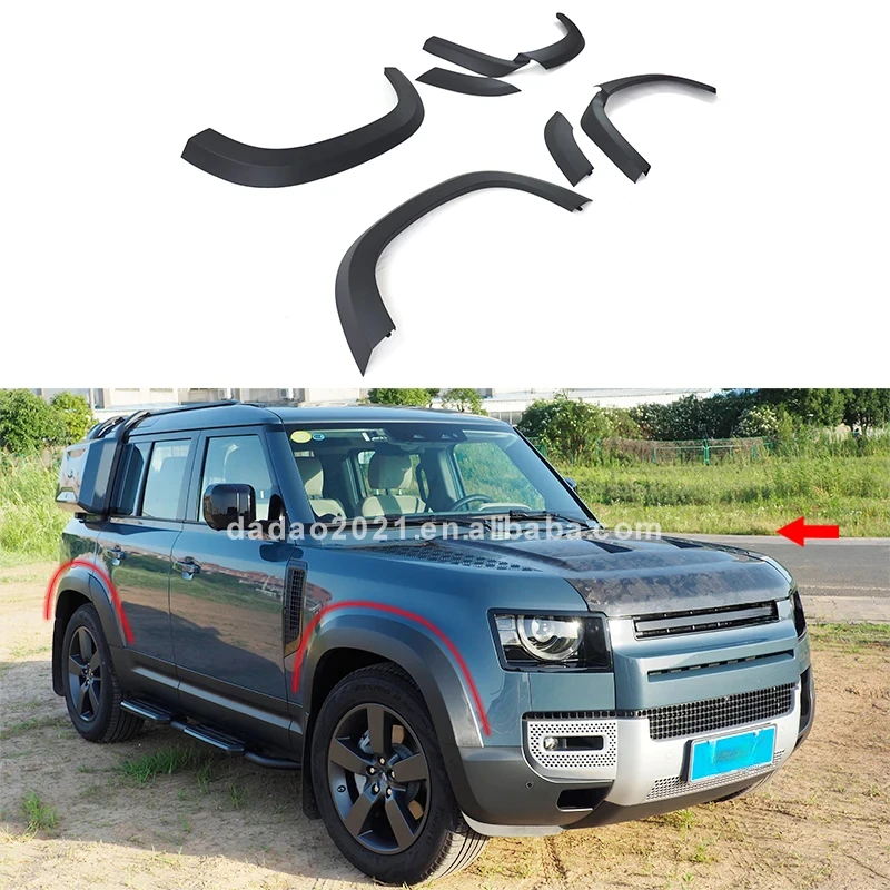 

Автомобильные аксессуары, матовая черная колесная арка, защитник 110 2020