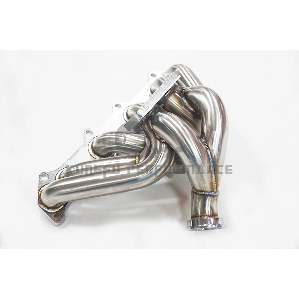 KUNGFU Performance SS304 3mm Steam Pipe  Twin Scroll T3T4 Exhaust 1JZGTE 1JZ VVTI 1JZ GTE Turbo Manifold