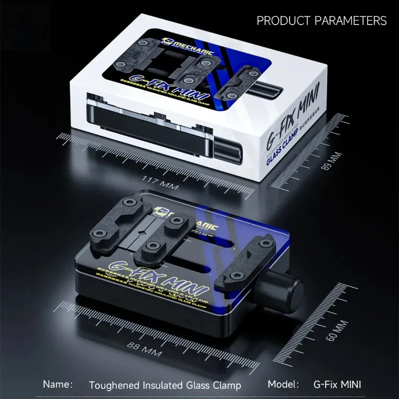 

Механический профессиональный зажим для печатной платы G-Fix MINI, ход 16–37 мм, 500 ° C-стойкое термостойкое стекло, вогнутая конструкция для средство для удаления клея