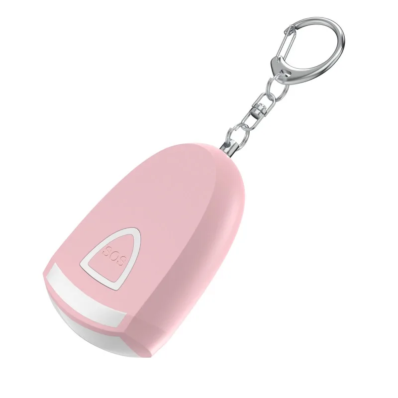 Hot-Selling Rechargeable Personal Alarm Keychain - LED Light Self-Defense Device, Portable Outdoor Anti-Wolf Safety Gadget view 4
