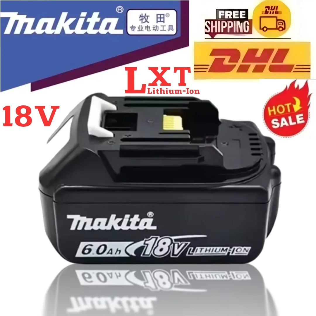 

Усовершенствованная батарея Makita 18 В с литий-ионной перезаряжаемой батареей для DDF487 BL1880 BL1860B LXT400, аккумулятор Makita 18 В для электроинструмента
