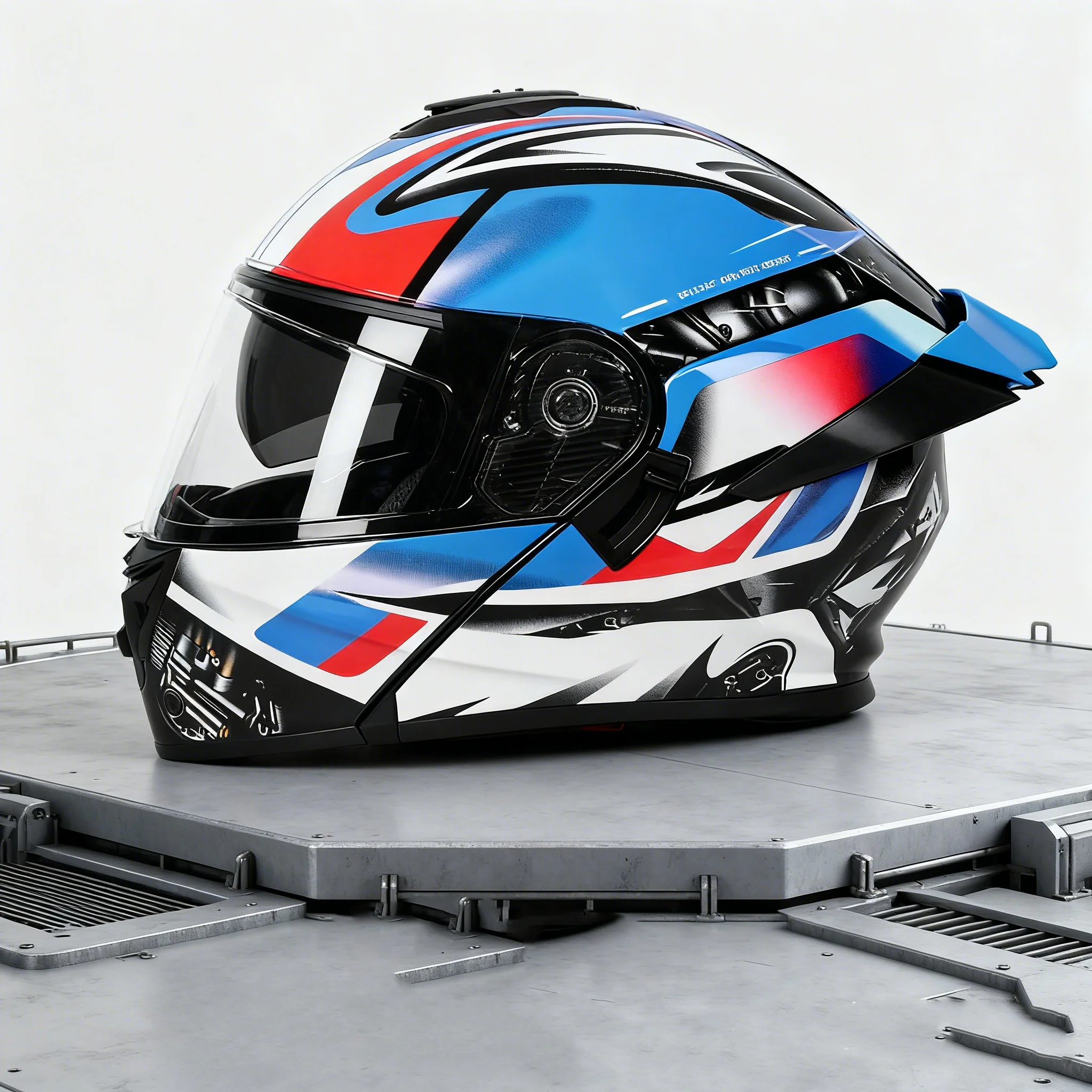 

Мотоциклетный шлем с солнцезащитным козырьком и ветрозащитной панелью, стильный дизайн, материал ABS, сертифицированный DOT, откидной стиль