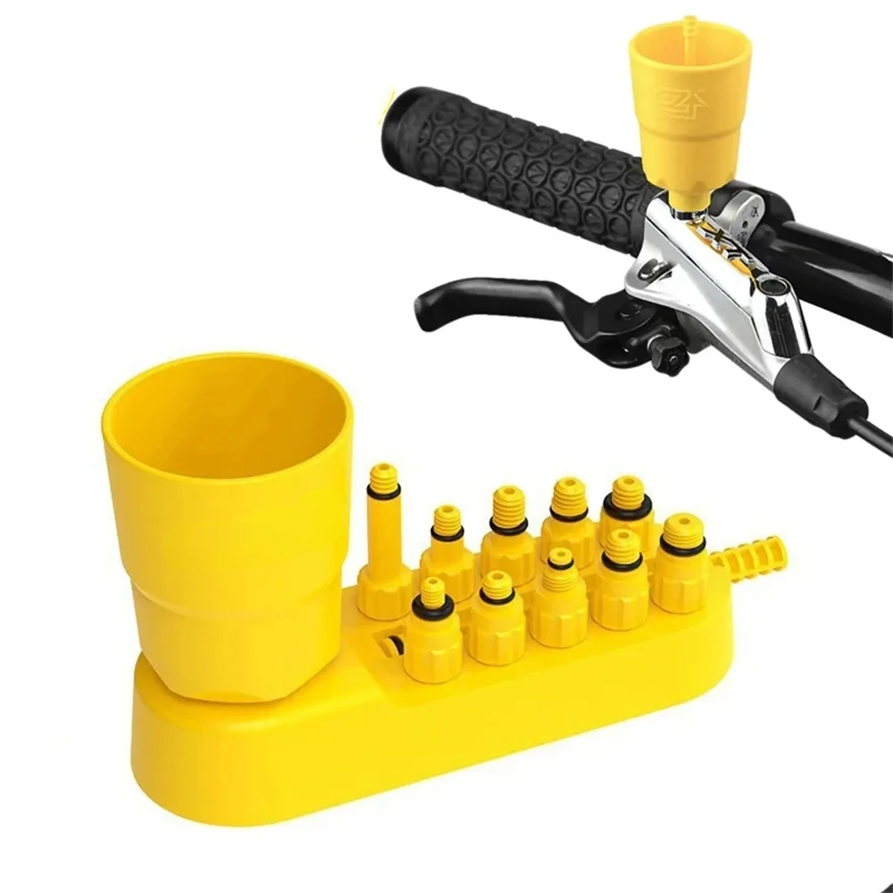Universal Bicycle Hydraulic Disc Brake Mineral Oil Bleed Kit Tools for For MTB Road Bike Oil Bleed Adapters Filling Joint Tools