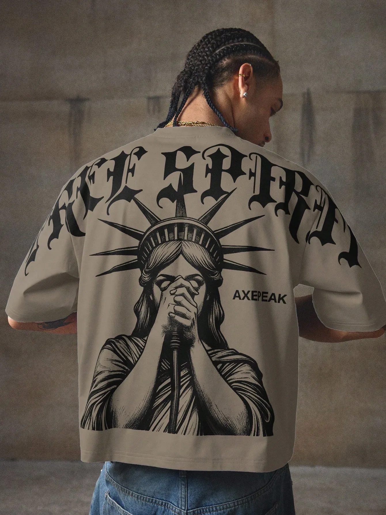 2026 sommer Neue Stil männer T-shirt Straße Casual Mode Komfortable Weiche Atmungsaktive Leichte 3D Engel Muster Drucken – Detail 7