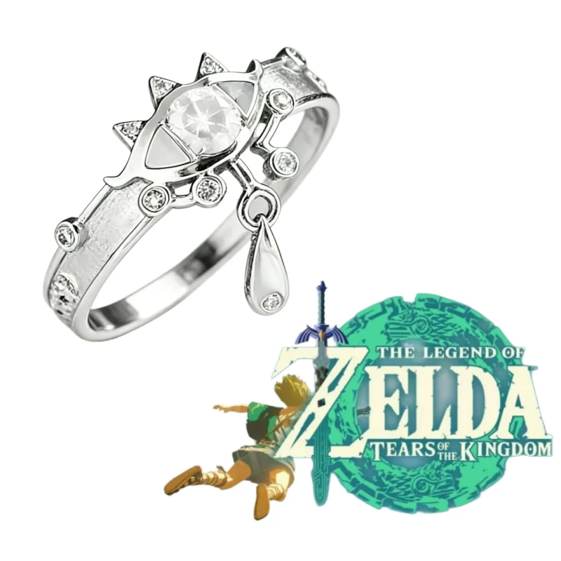 The Legend of Zelda 2D-Ringe Modische Cartoon-Accessoires Cosplay-Spielzubehör Original Nischen-Luxus-Paar-Geburtstagsgeschenk