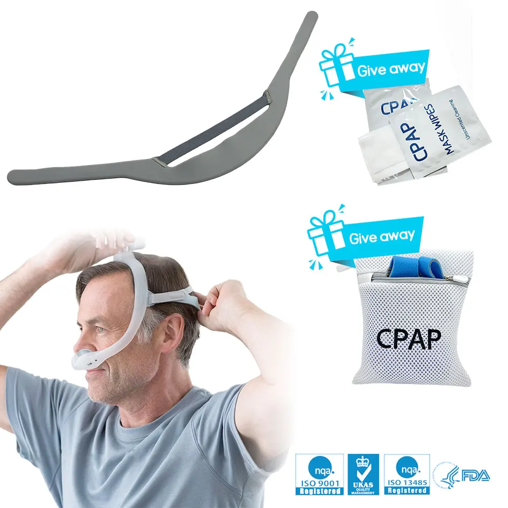 4 Pack Headgears for DreamWear - Headgear Straps to Well Reduce Strap Slip-Off, Full Adjustable Strap, Prevents Sleep Face Lines