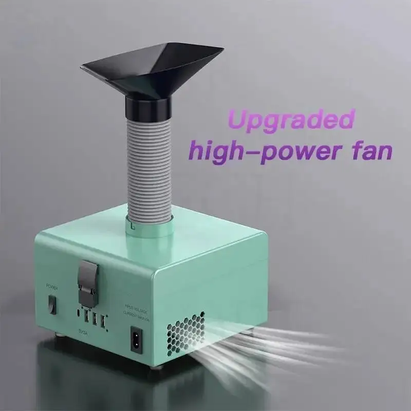 

SK-102 Soldering Smoke Extractor with LED Light & Activated Carbon & HEPA Filters 5V3A USB for Efficient Welding Fume Removal​