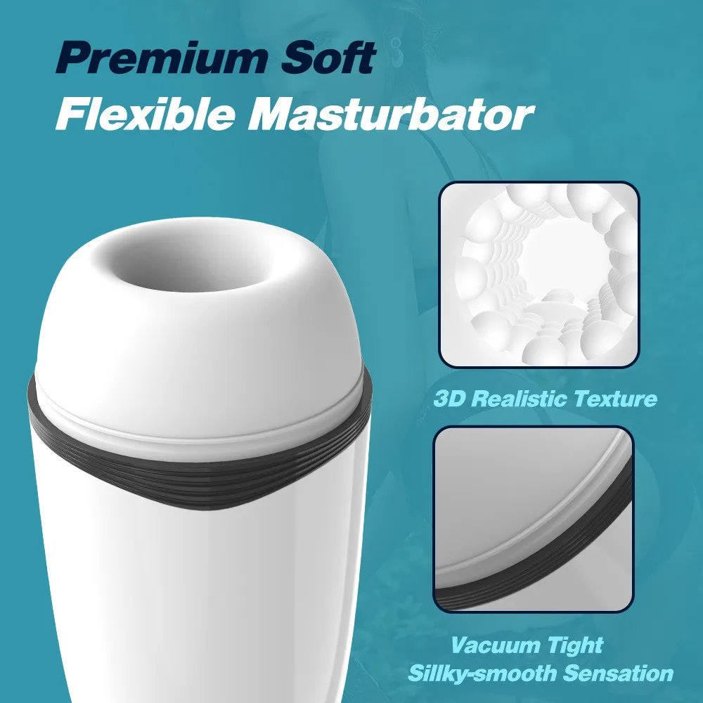 Automatic Male Masturbator Cup Blowjob Sucking Sex Machine Suction Blowjob Vagina Masturbation Pussy Vibrator Sex Toys for Men