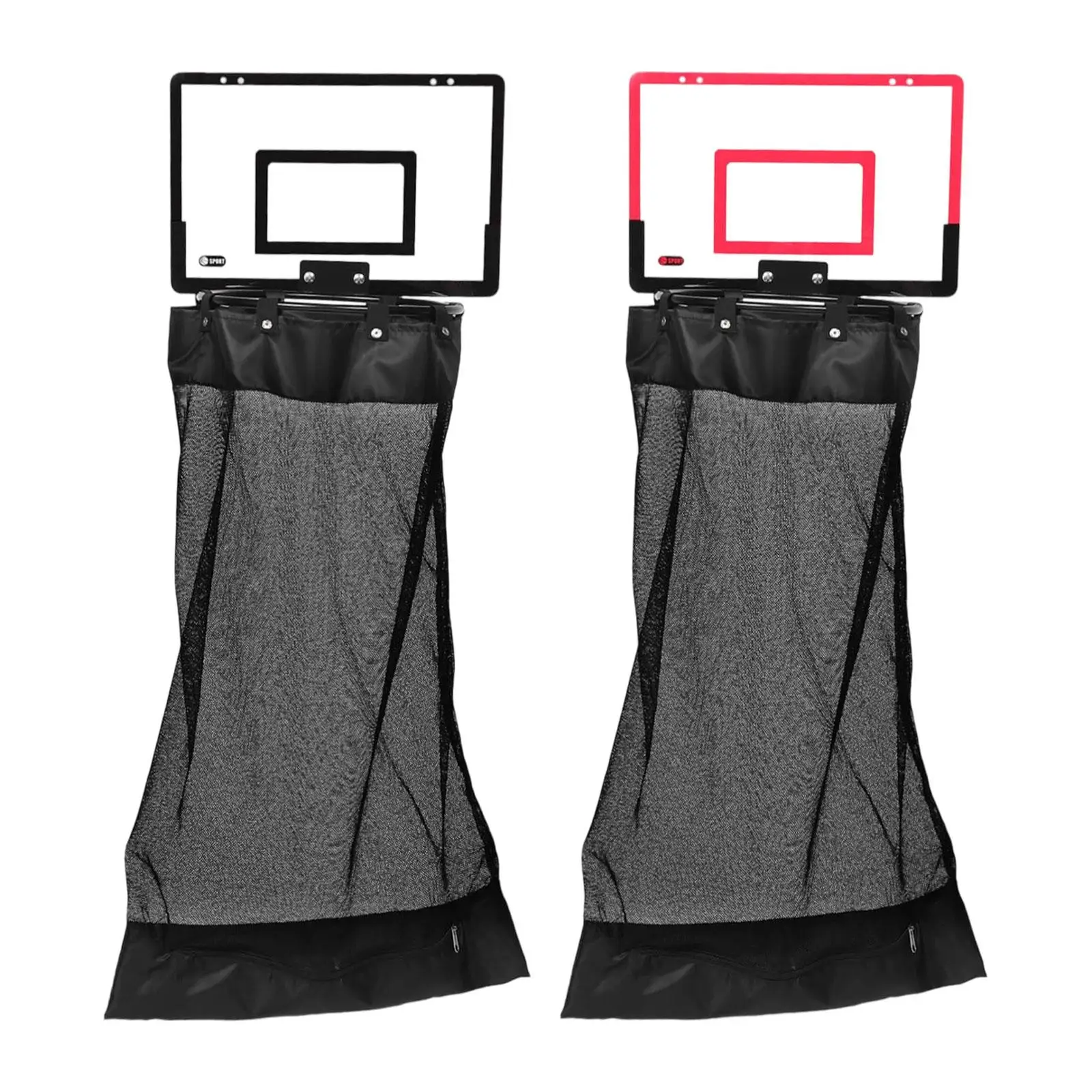 

Hanging Laundry Hamper Bag Foldable Laundry Bag Zipper Design Sturdy over The Door for Dorm Household Bathroom Hotel Indoor