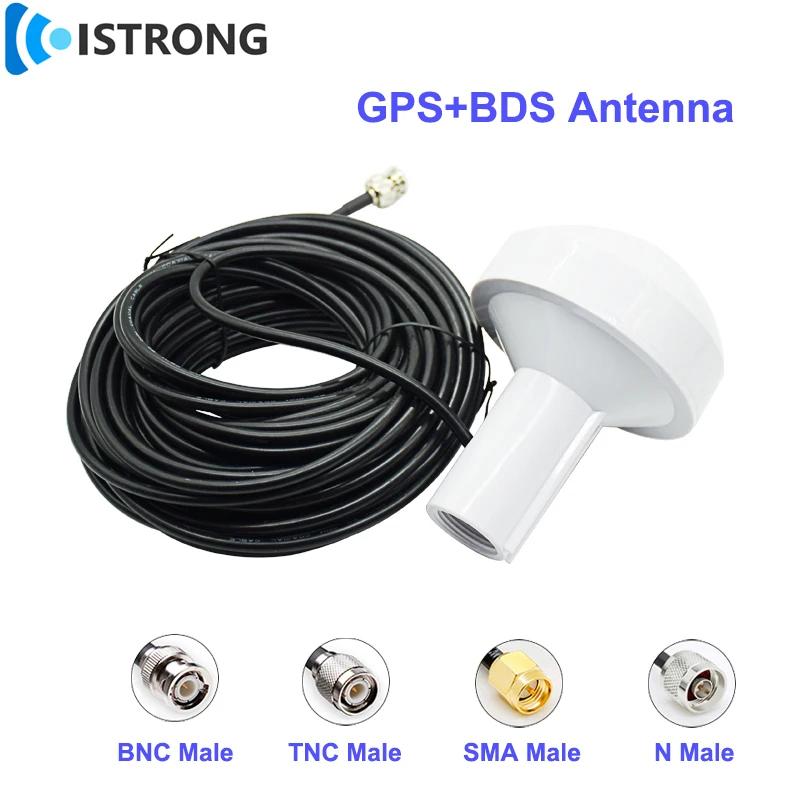 

GPS+BDS Timing Antenna 8m Cable RG58 Outdoor Satellite Navigation Positioning Signal Booster Amplifier for Nautical Marine Boat