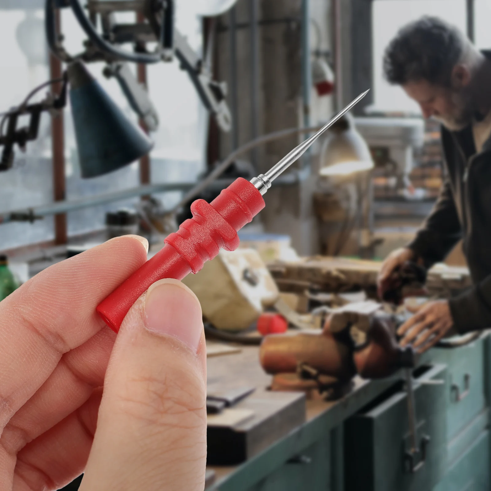 

1 set Automotive Repair Test Light Probe Set Non Destructive Wire Piercing Tools Multimeter Leads Circuit Tester Voltage Meter