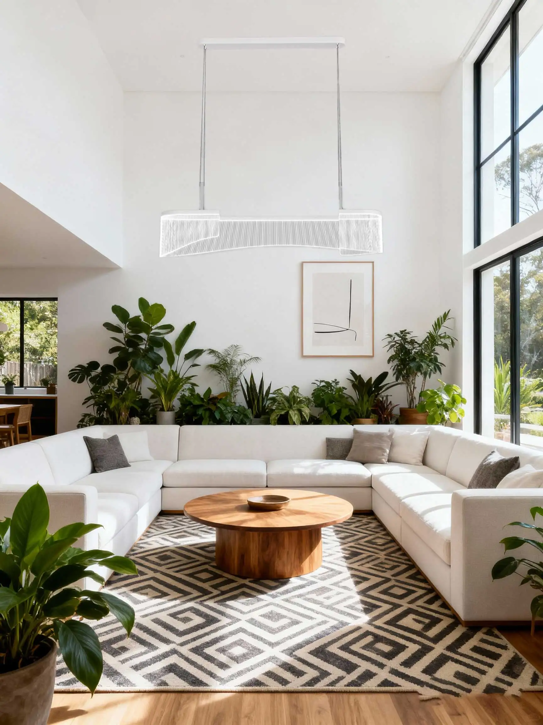 

Modern dining room pendant lighting with LED chandelier ceiling hanging lamp for indoor decorative interior illumination home de