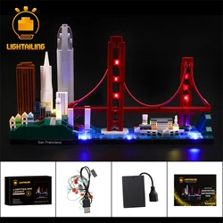 LIGHTAILING LED Light Kit for 21043 San Francisco Building Blocks Set (NOT Include the Model) Toys for Children