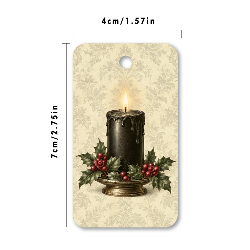40pcs, Gift Tags, Victorian Vintage Style Art, Hanging Paper Labels for Gift Wrapping, Holiday Party Decor with String