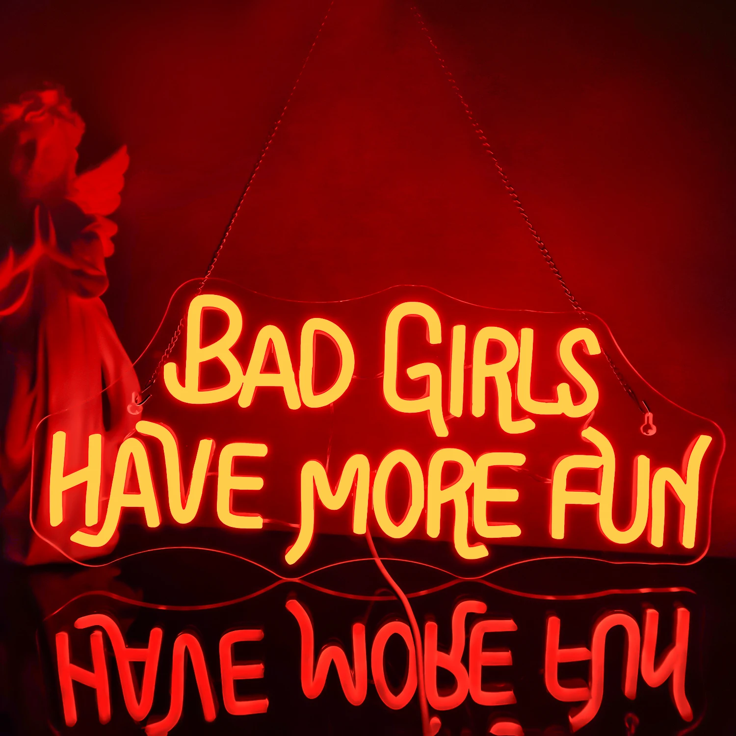 

Плохие девушки имеют весело. Неоновая вывеска для декора стен. Художественные буквы. Светодиодные вывески. USB-лампа. Украшение комнаты для девочки. Спальня. День рождения.